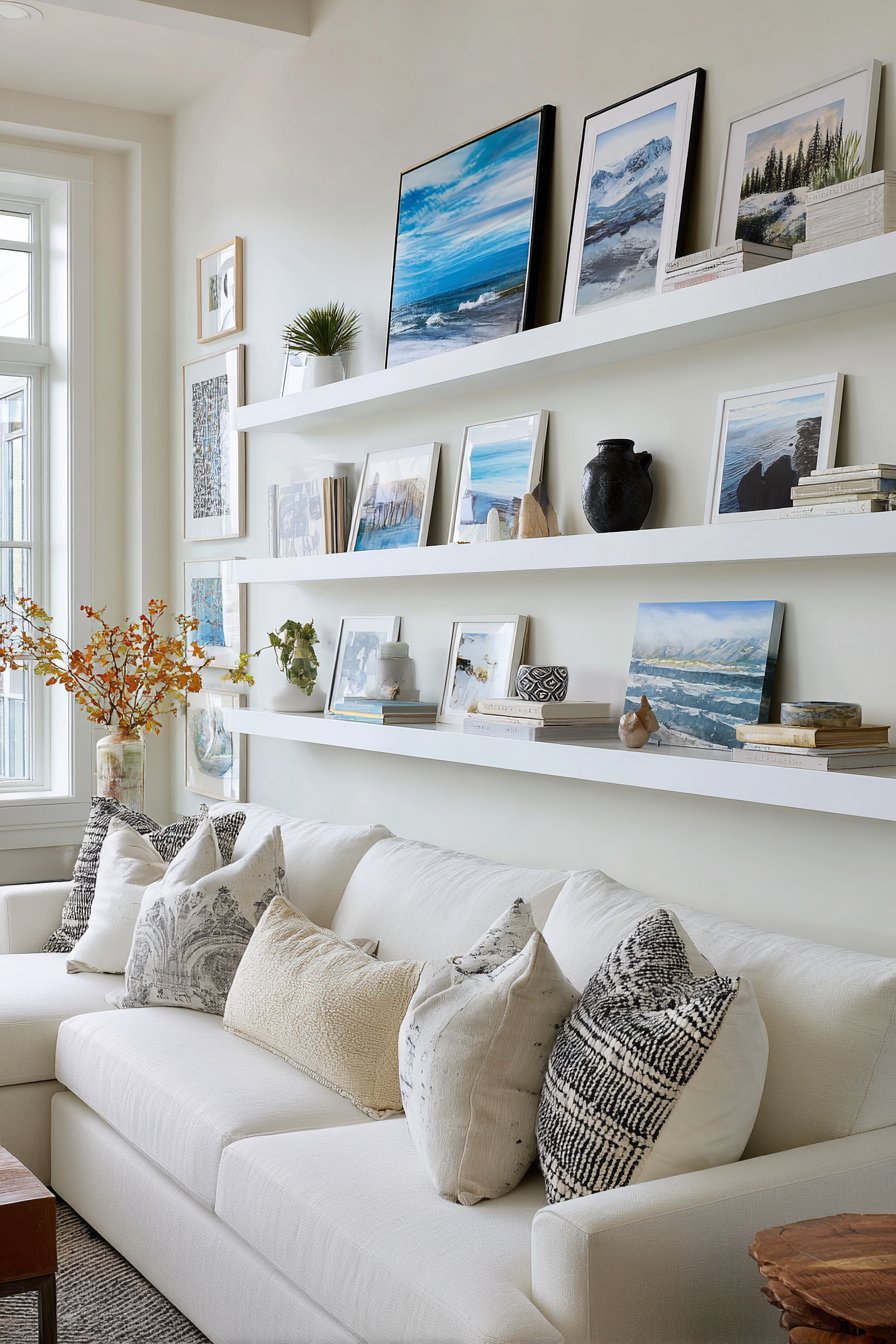 Abstract metal wall sculpture