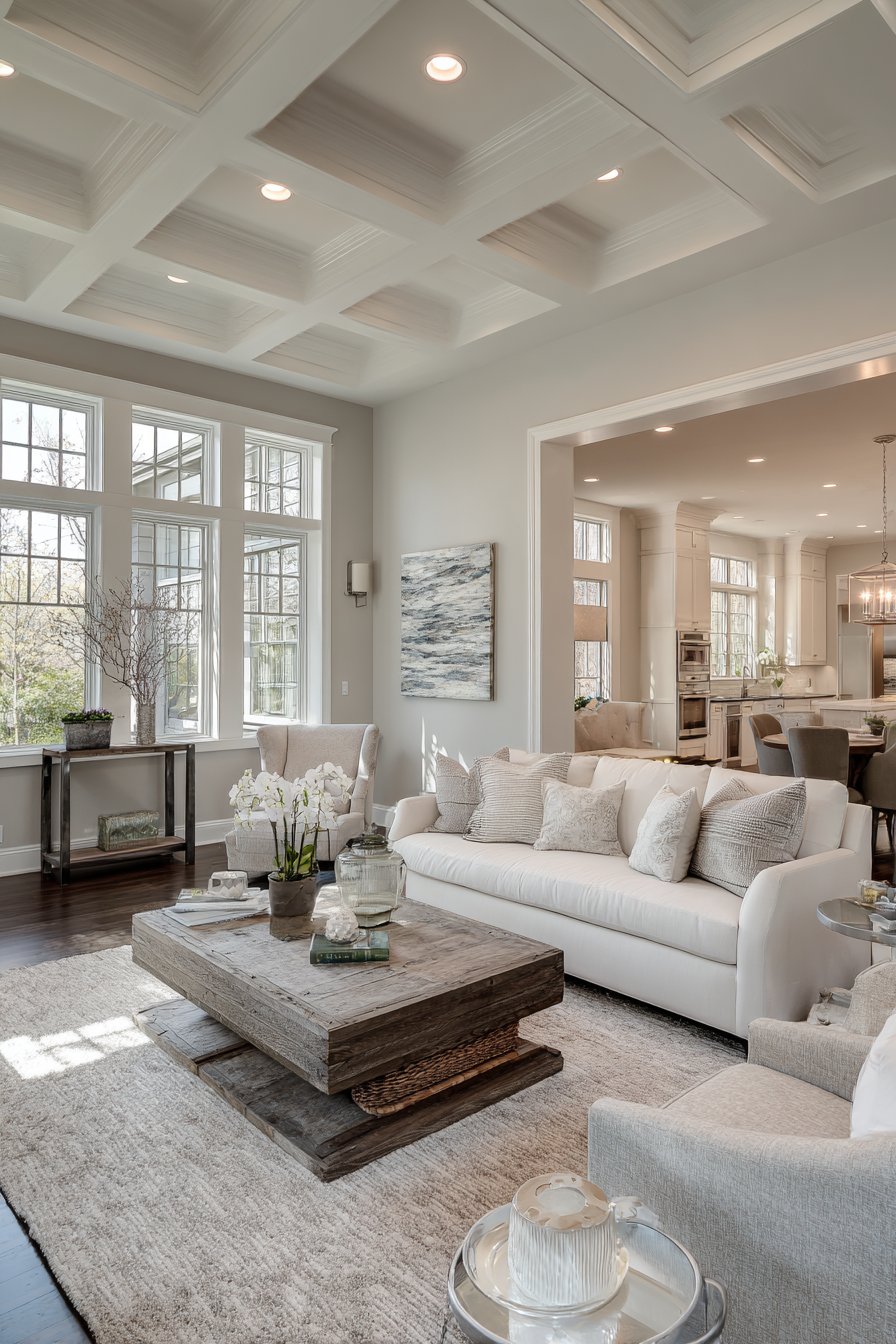 Large room with defined entrance area