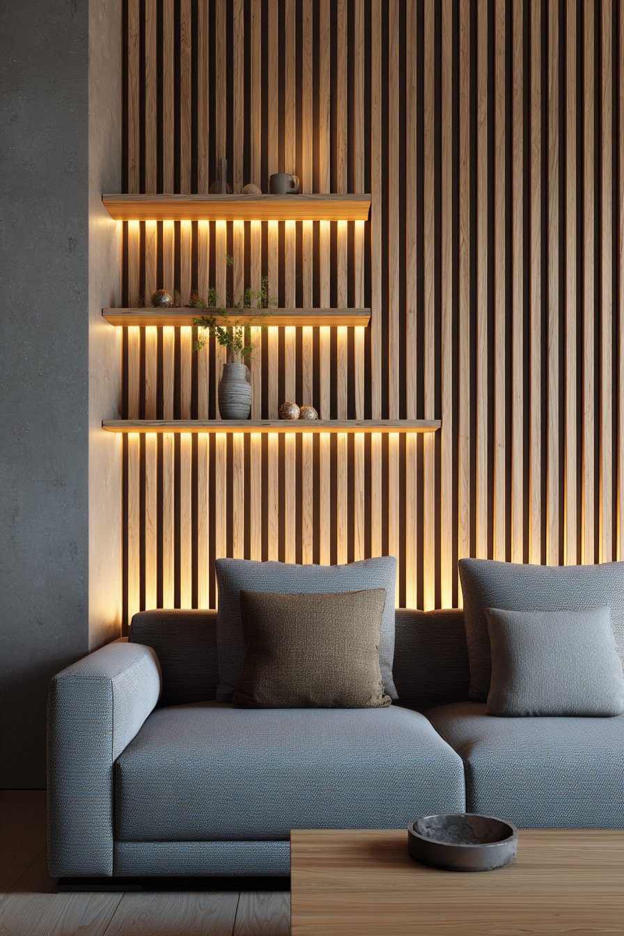 Vintage plate wall display