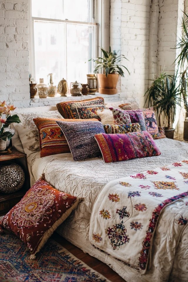 Mismatched vintage pieces in various finishes