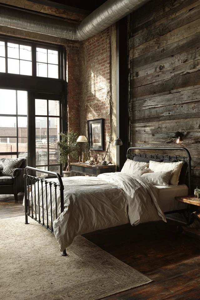 Authentic wheel with Edison bulbs overhead