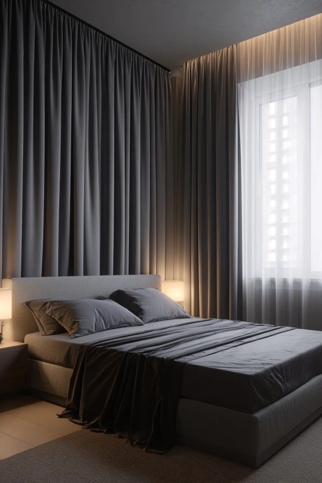 Metal-ringed eyelets in rich golden-yellow