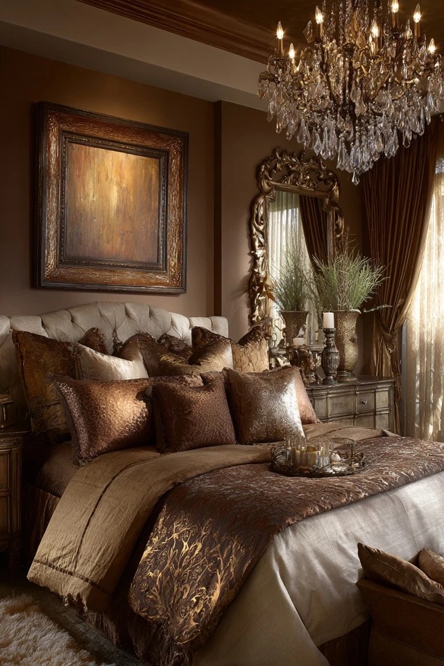 Plush fur draped across white bedding