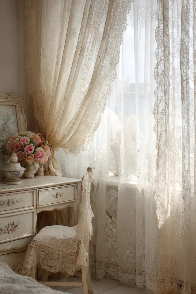 Intricate pattern with scalloped edges