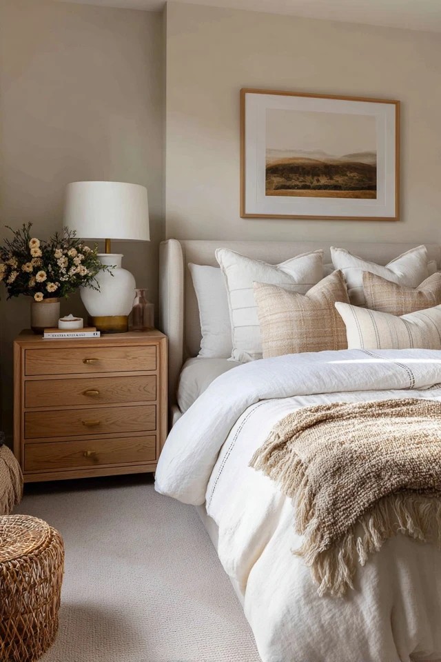 Sumptuous velvet in sophisticated neutral tone