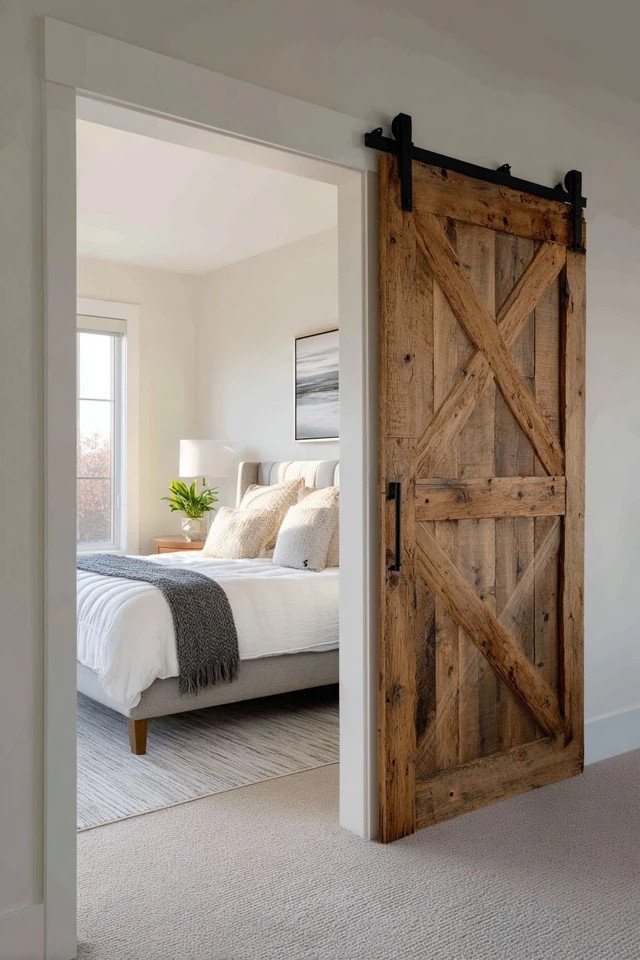 Unfinished wood with visible saw marks throughout