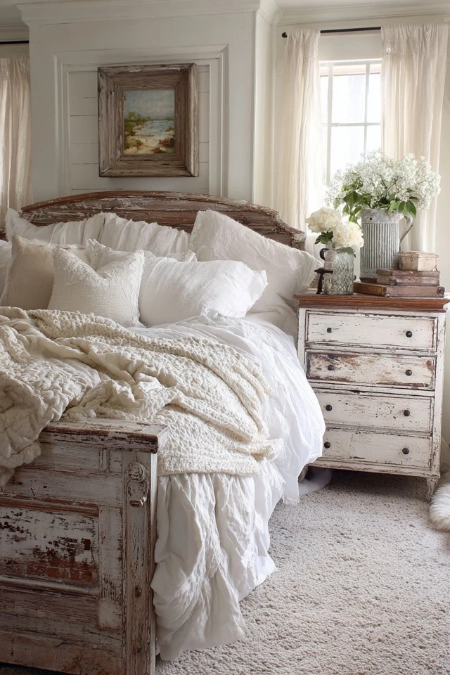 Reclaimed door with X-pattern on black track