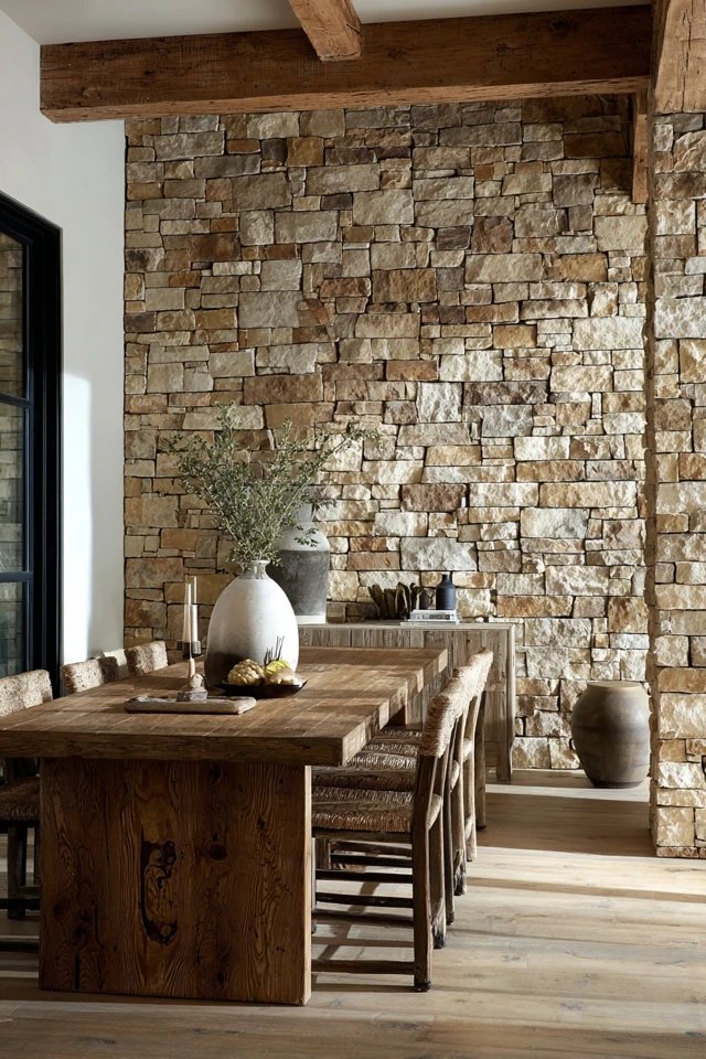 Wallpaper with metallic finish in champagne