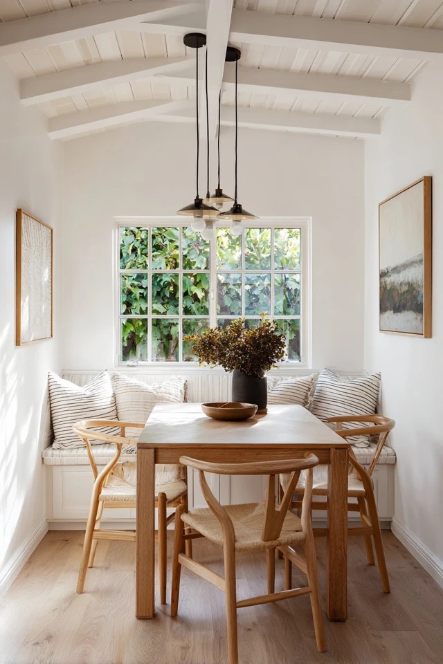 Simple space with single dramatic pendant as focal point