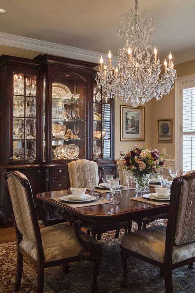 Luxurious silk panels in champagne, ivory, or soft grey with floor pooling