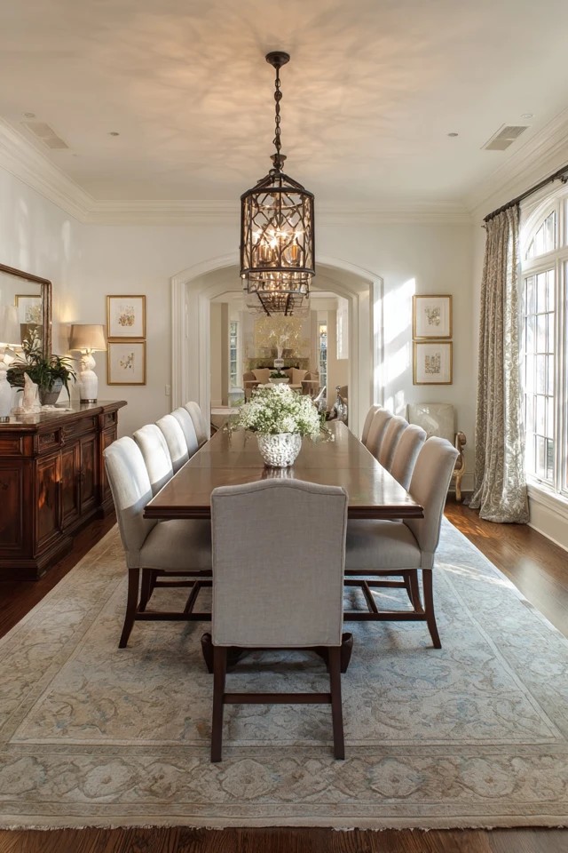 Floor-to-ceiling cabinetry spanning entire wall