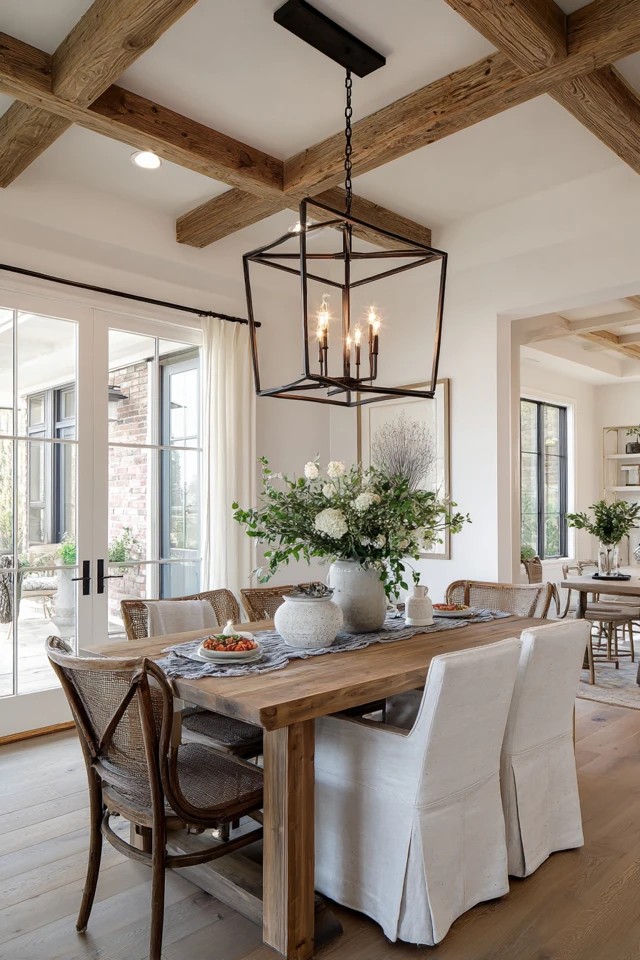 Fixture with exposed filament bulbs