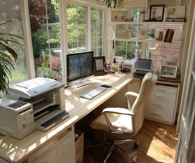 20 Sunroom Office Ideas to Create a Productive and Light-Filled Home Workspace