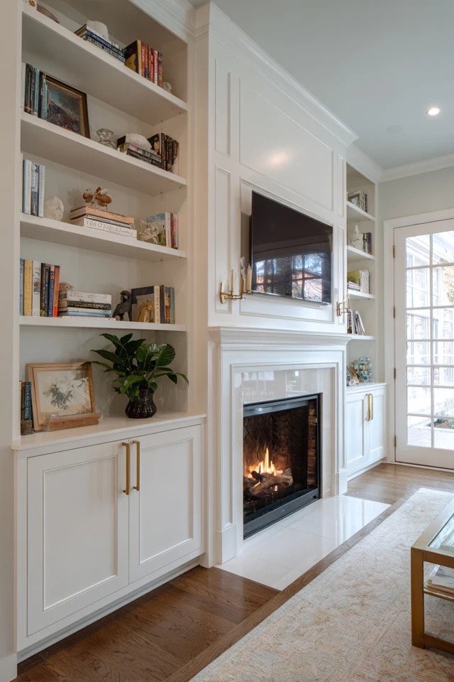 20 Sunroom with Fireplace Ideas to Create a Warm and Light-Filled Four-Season Retreat