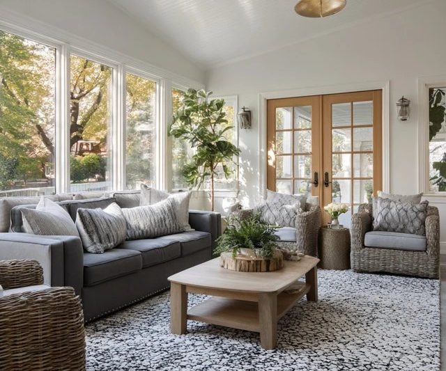 20 Sunroom Living Room Ideas to Create a Bright and Inviting Family Space