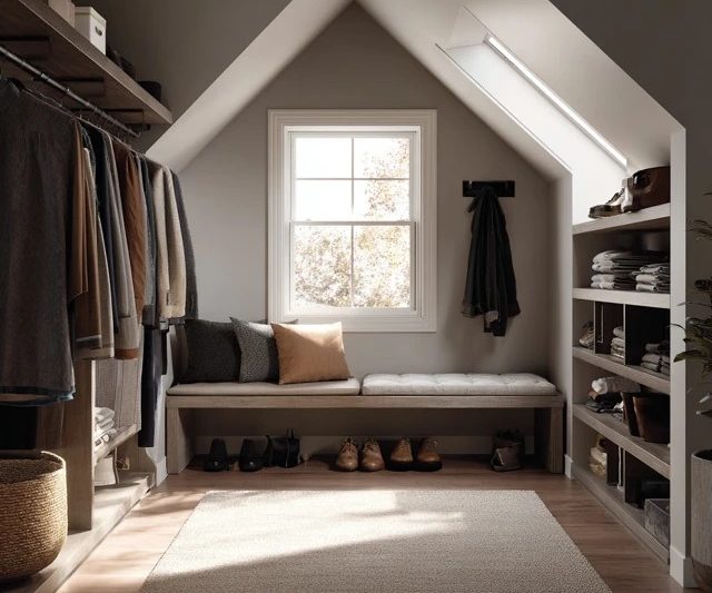 Attic Walk-In Closet Ideas to Create a Luxurious Dressing Room